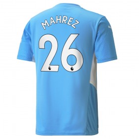 Camisolas de futebol Manchester City Riyad Mahrez 26 Equipamento Principal 2021/22 Manga Curta
